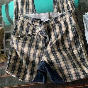 Full seat plaid breeches 24